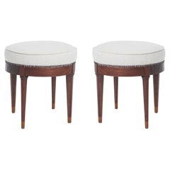 Pair of Neoclassical Stools