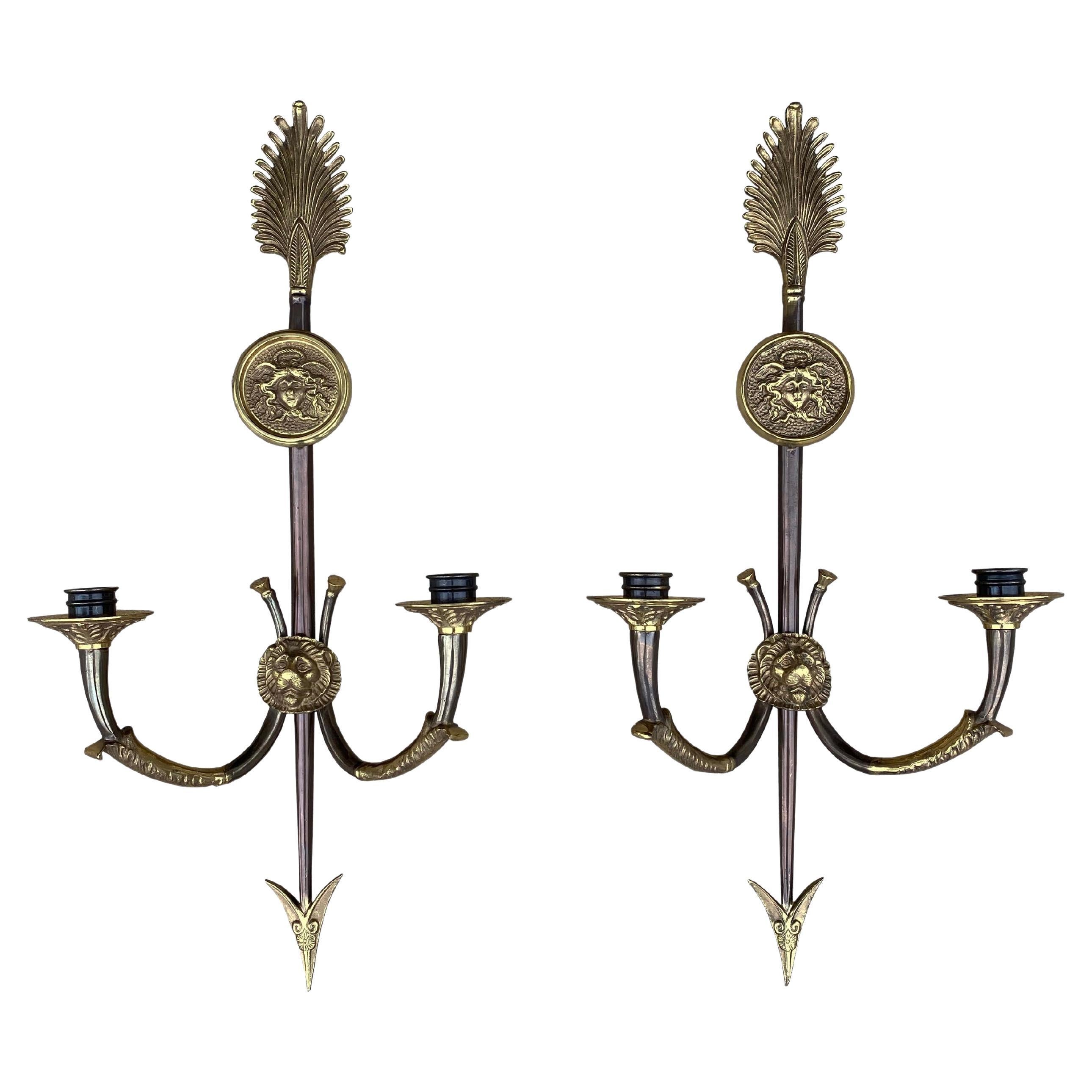 A Pair of Neoclassical Style Candle Sconces.

We know, it’s hard to find, one-of-a-kind pieces! Shop our listings for new inventory, curated from an Interior Architect and Designer’s POV. THE TASTEMAKER SHOPPE offers an exclusive mix of ‘new and