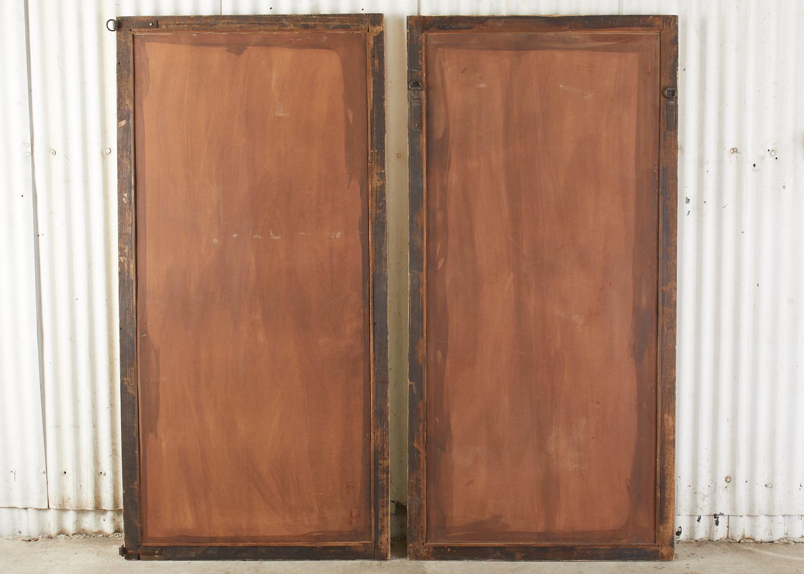 Pair of Neoclassical Style Carved Rope Twist Floor Mirrors 9