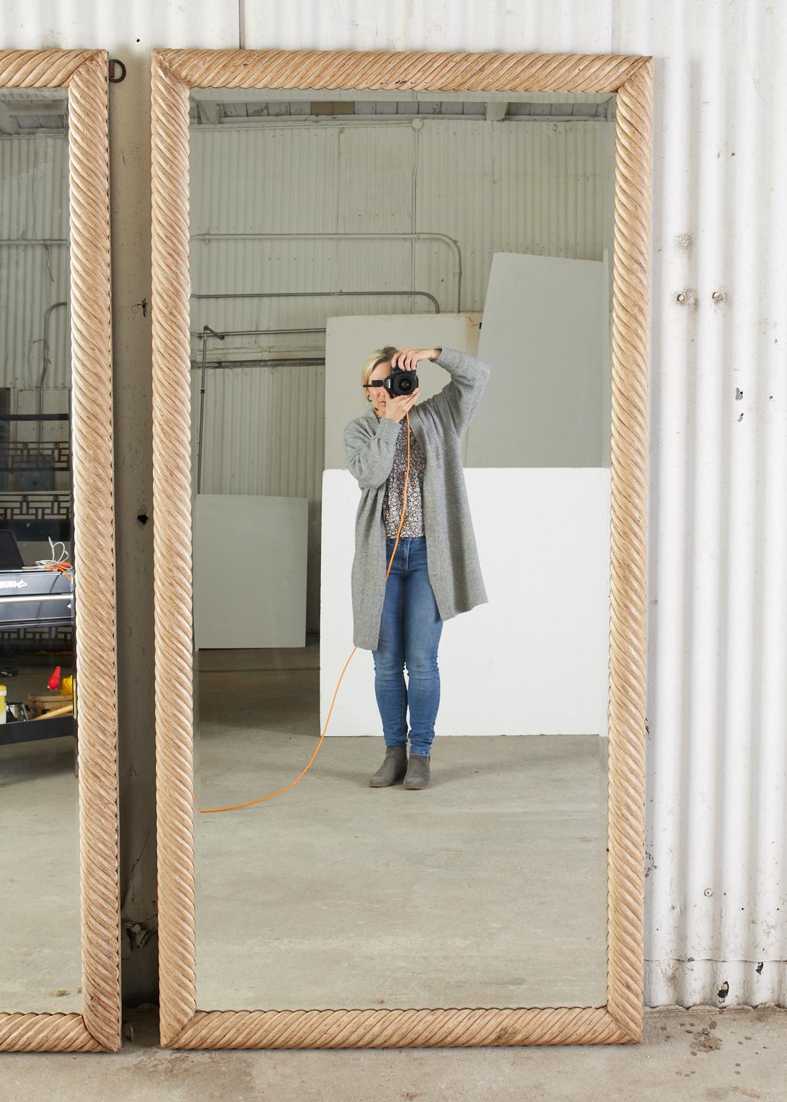 rope floor mirror