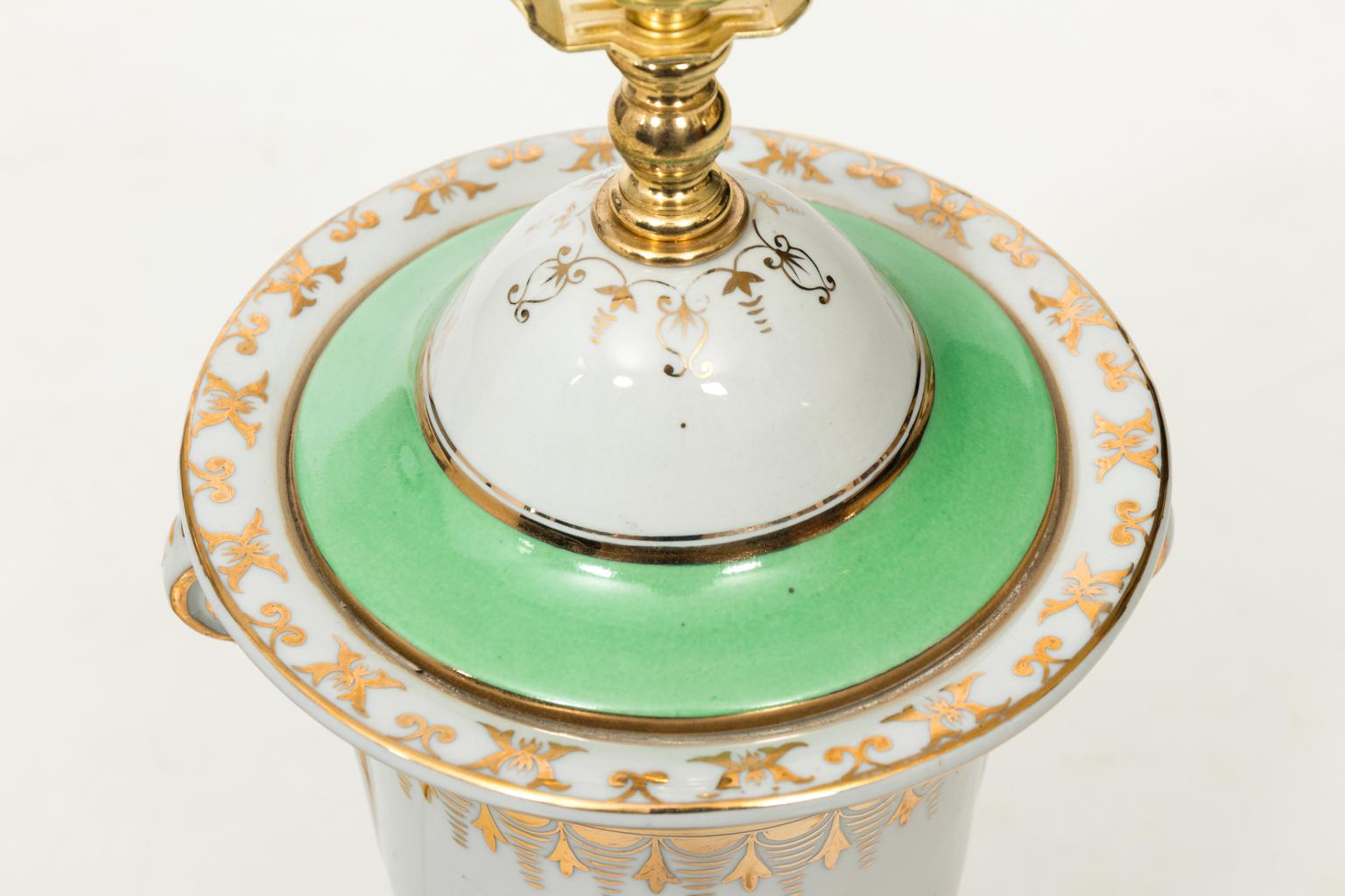 Pair of Neoclassical Style Ceramic Lamps 2