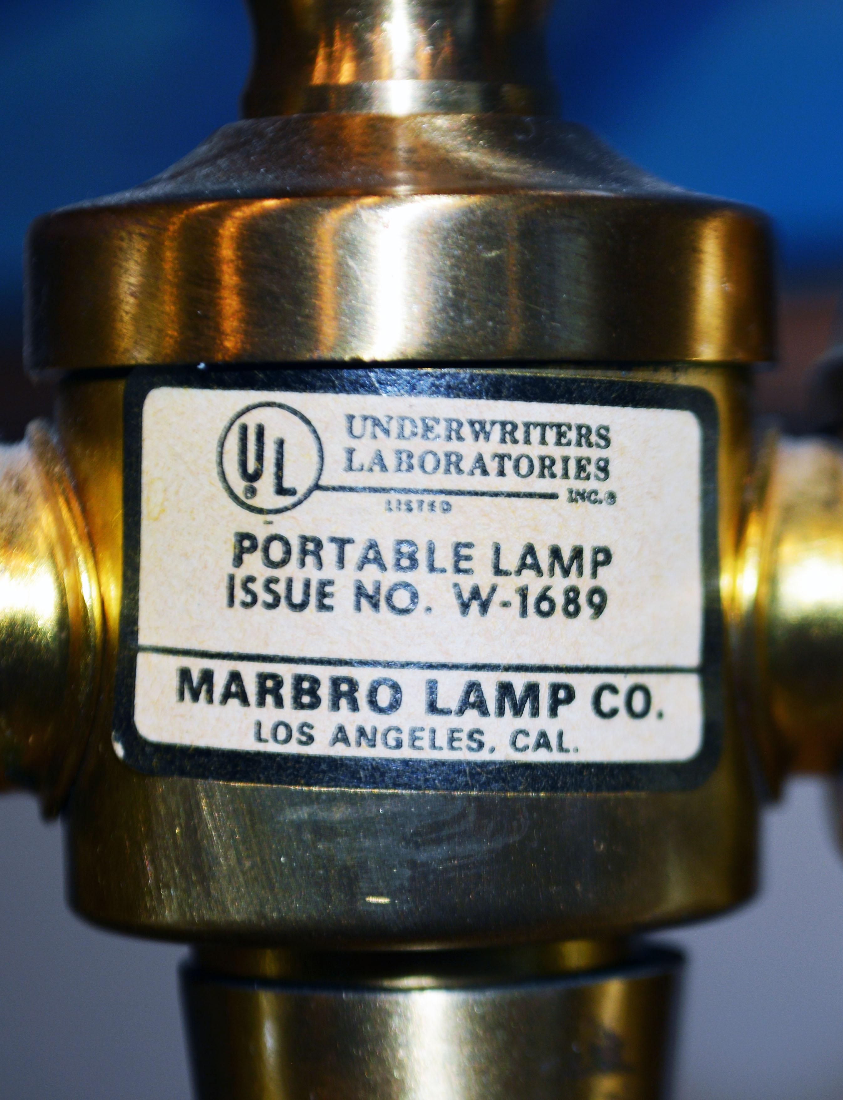 Pair of Neoclassical Style Marbro Bronze Mounted Onyx Column Table Lamps C. 1960 4