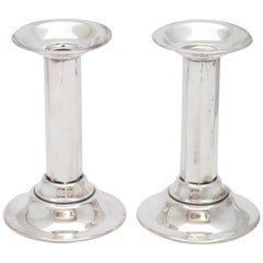 Pair of Neoclassical-Style Sterling Silver Column Candlesticks- Whiting Mfg. Co.