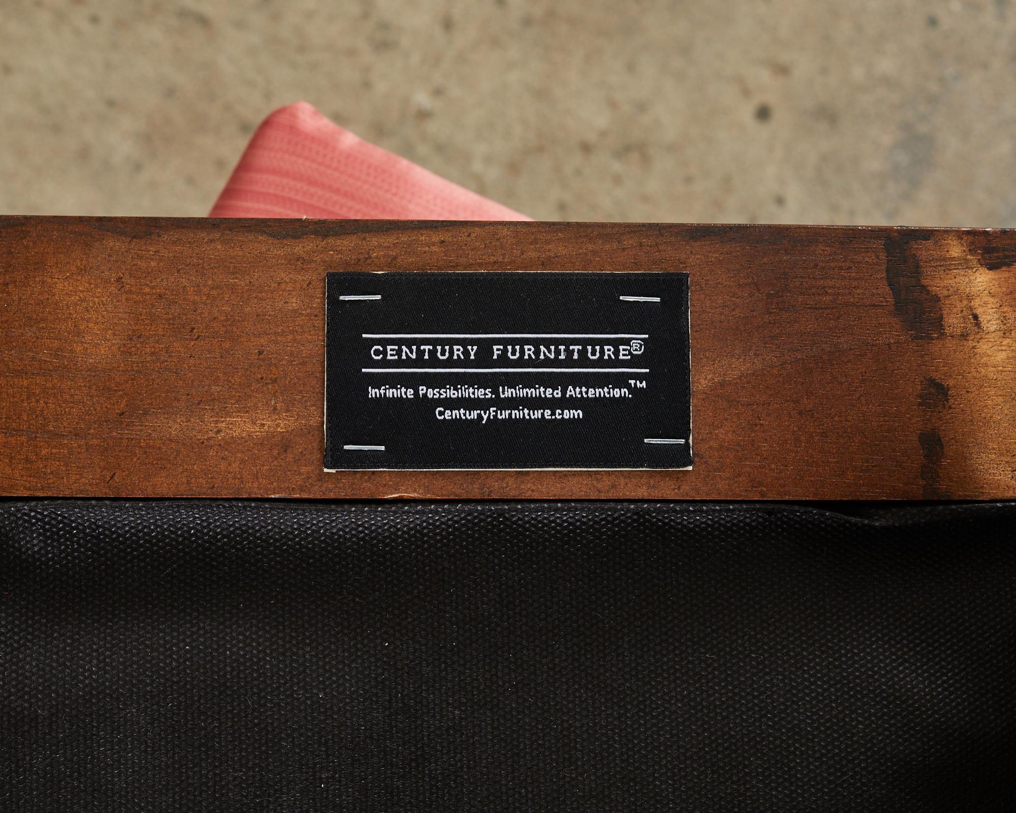 Pair of Neoclassical Style X-Form Walnut Benches Stools 12