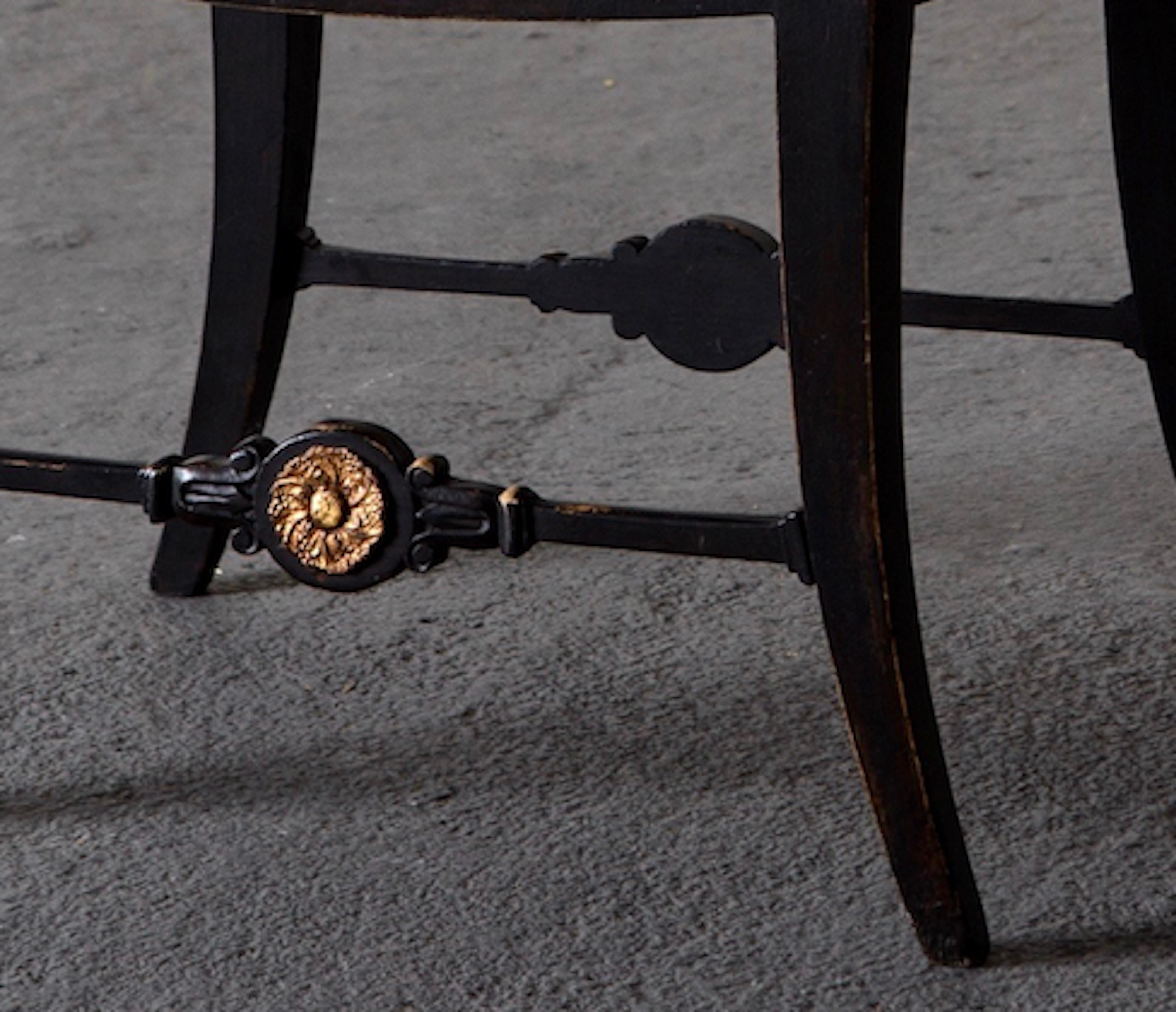 Pair of Neoclassical Swedish Stools, 19th Century, Sweden 1