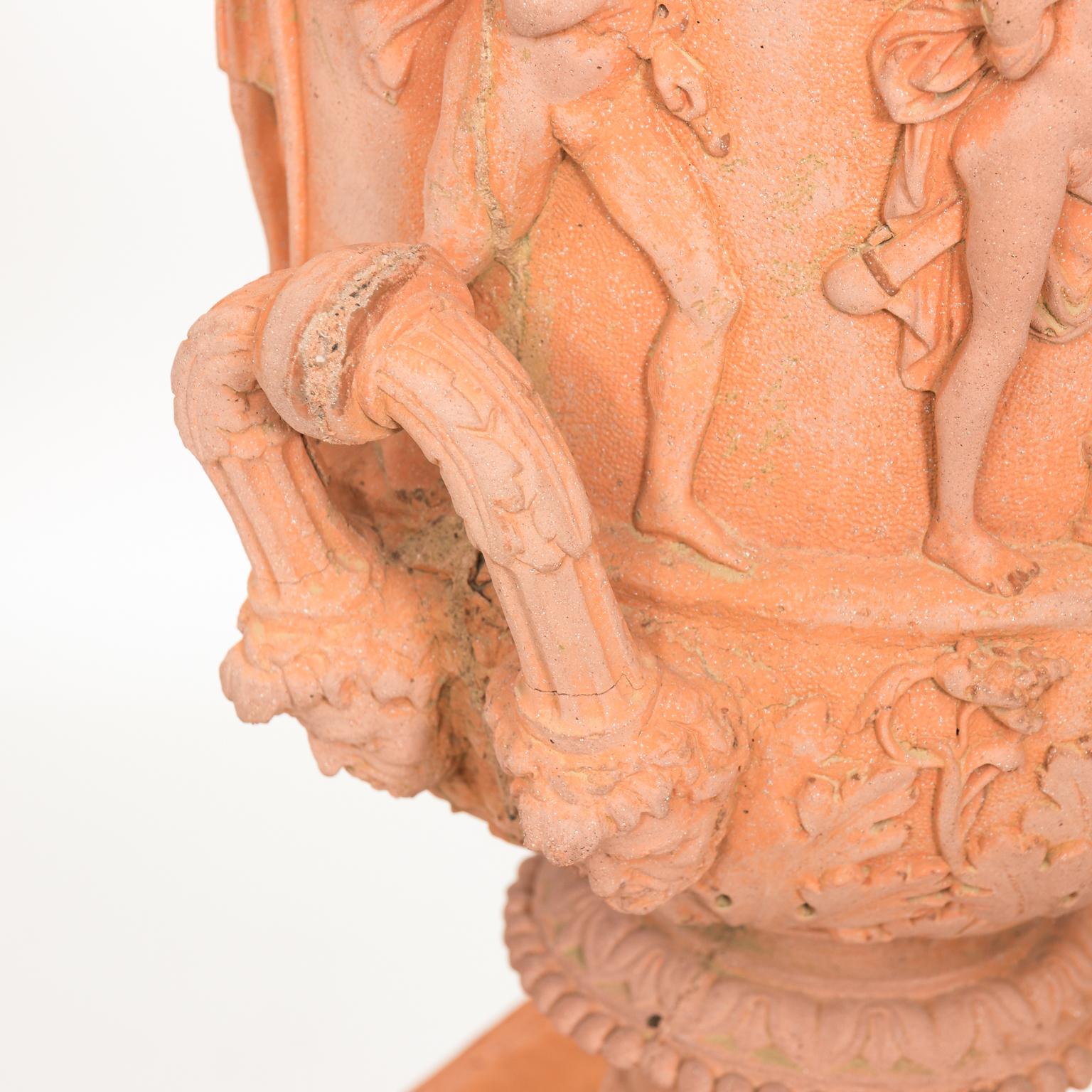 Pair of Neoclassical Terracotta Urns 13