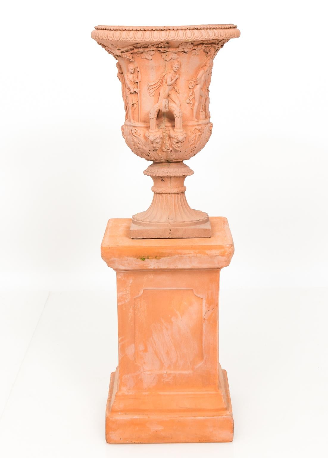 Pair of Neoclassical Terracotta Urns 15
