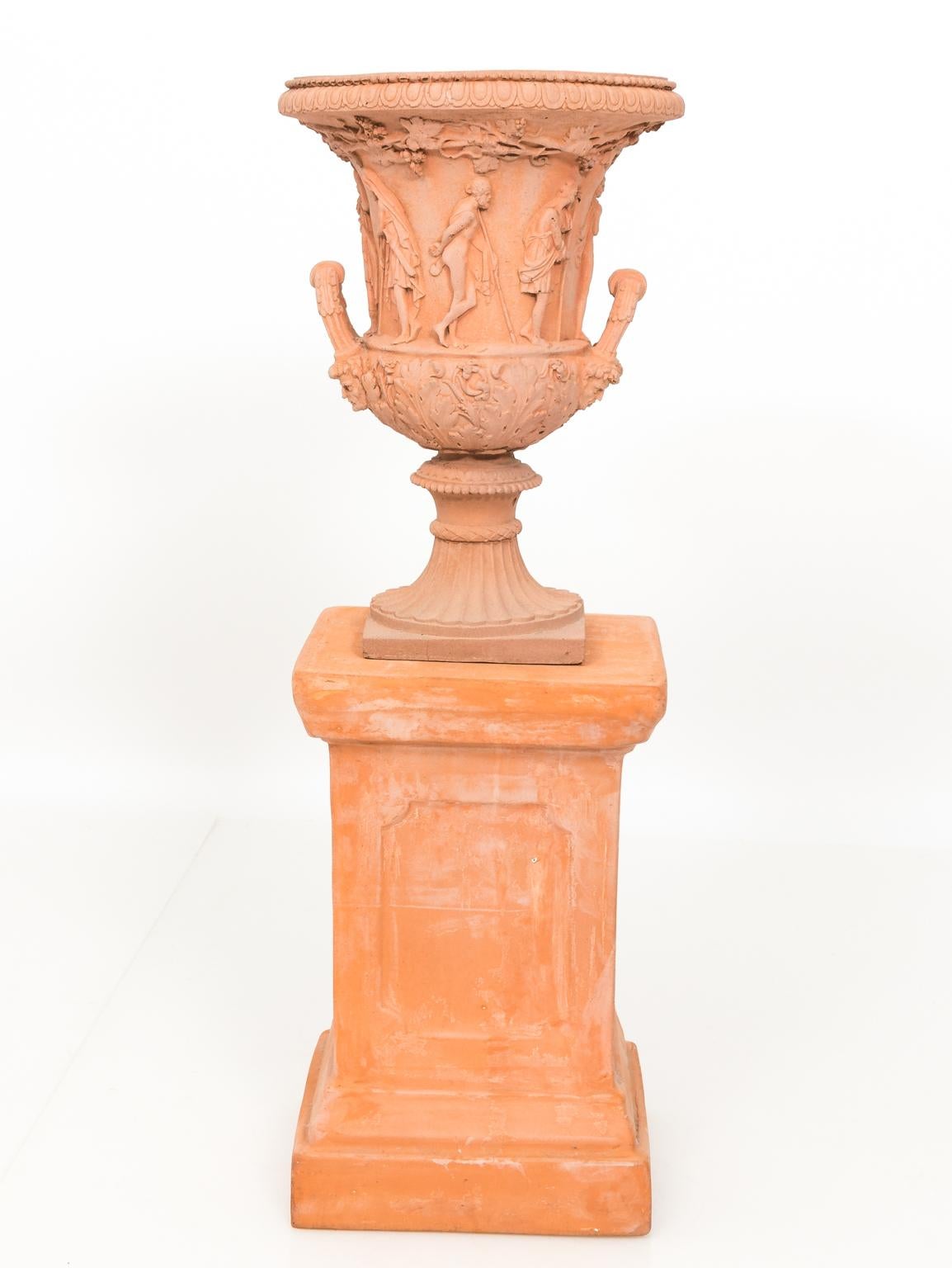 Pair of Neoclassical Terracotta Urns 16