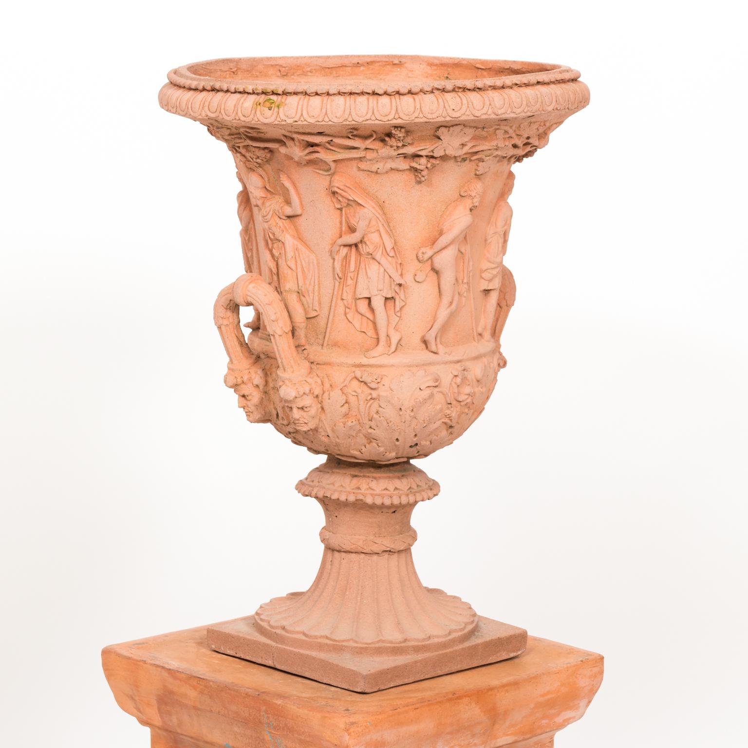 Pair of Neoclassical Terracotta Urns 1