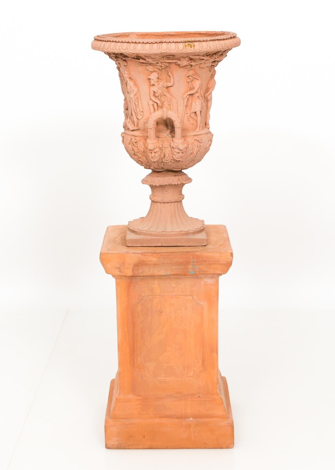 Pair of Neoclassical Terracotta Urns 2