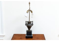 Pair Of Neoclassical Urn Form Twin Table Lamps