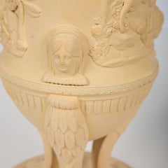 Pair of Neoclassical Vases the Color of Cane Sugar Made circa 1780-1800