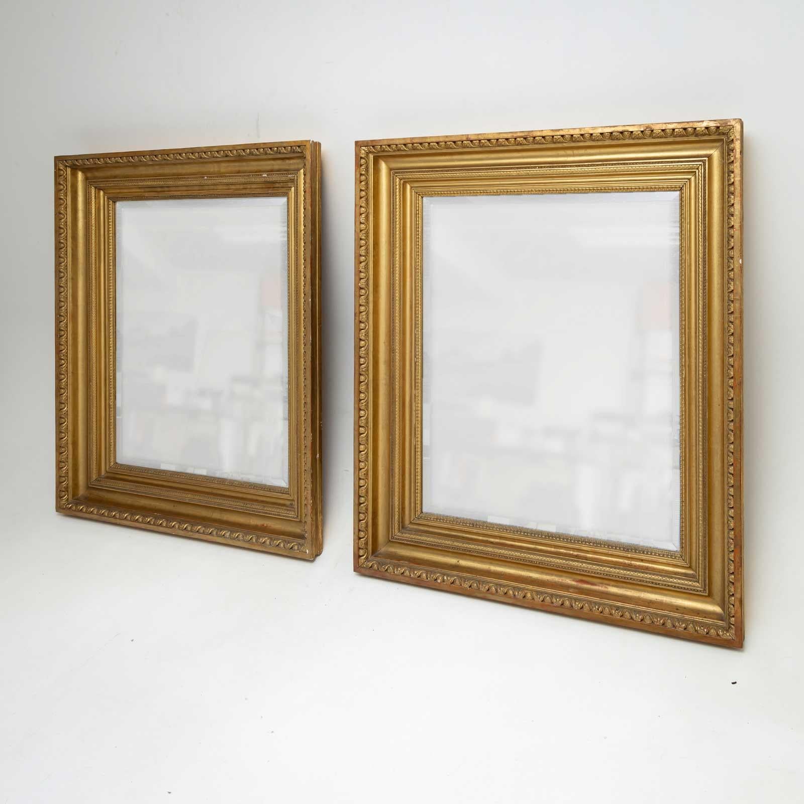 Pareja de espejos de pared neoclásicos, principios del siglo XIX en venta 6