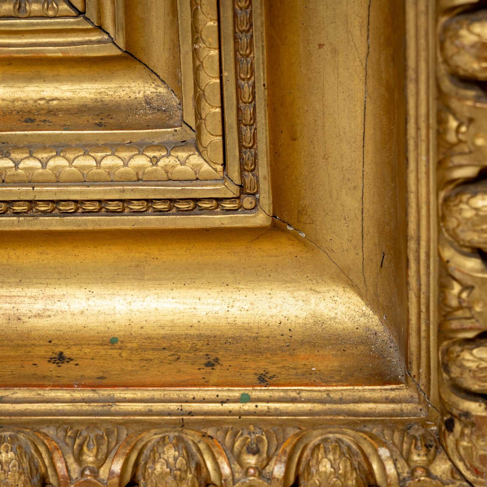 Paire de miroirs muraux néoclassiques, début du 19e siècle en vente 2