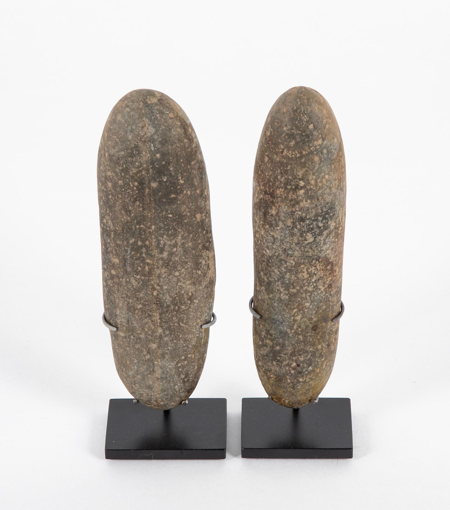 Prehistoric Pair of Neolithic Basalt Stone Celts, Great Britain  For Sale