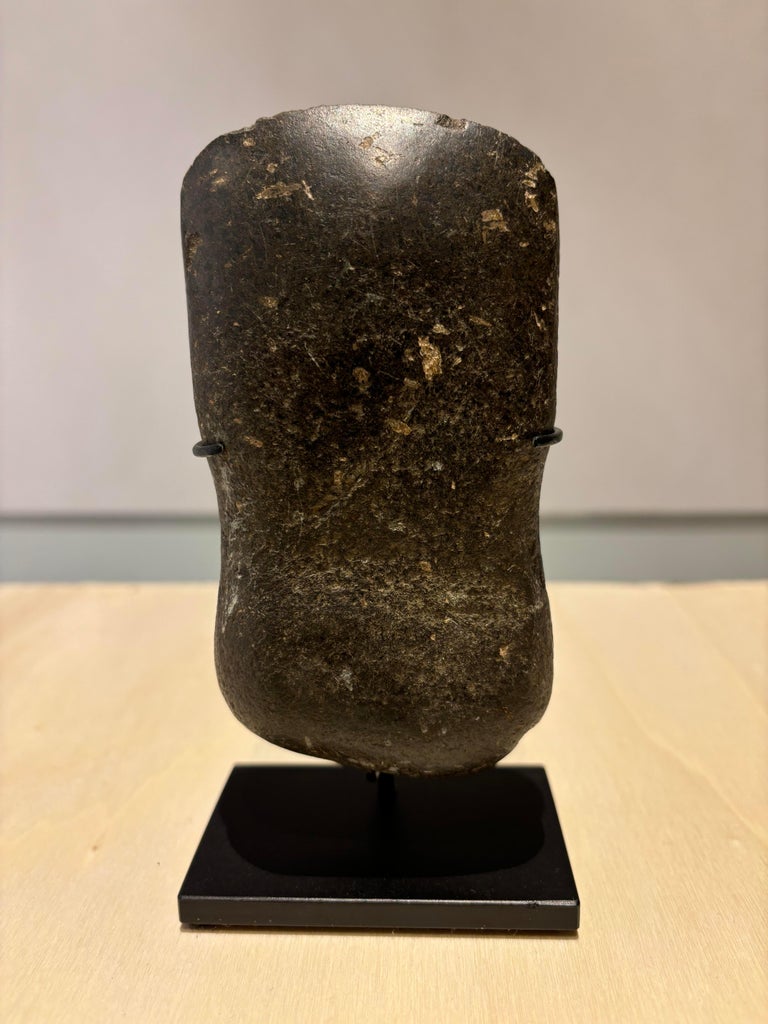 Pair of Neolithic Black Basalt Axe Heads, Great Britain Circa 2200 BC Pair of Neolithic Black Basalt Axe Heads, Great Britain Circa 2200 BC