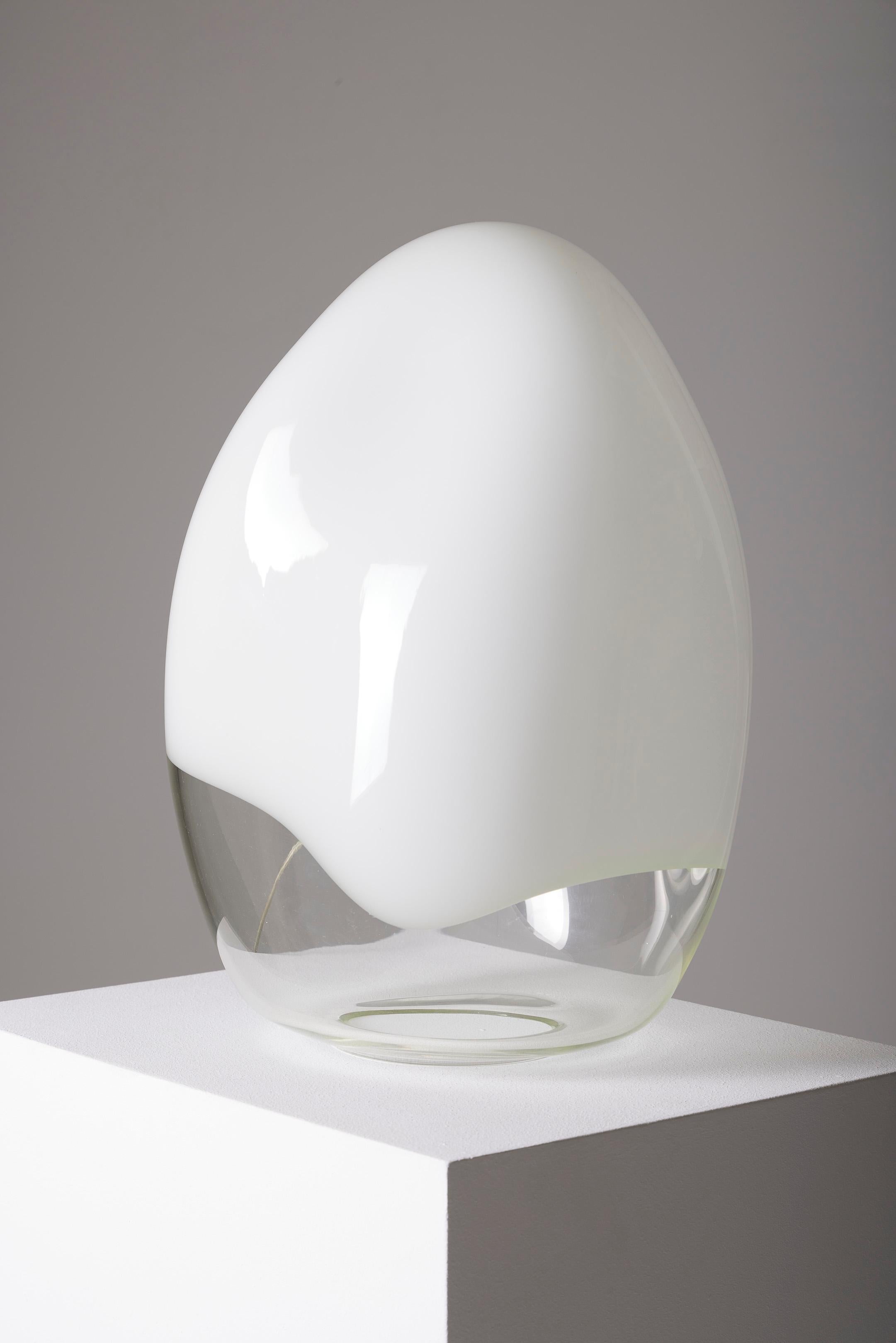 Pair of “Nessa” lamps in Murano glass, by Gino Vistosi, 1970s For Sale 6