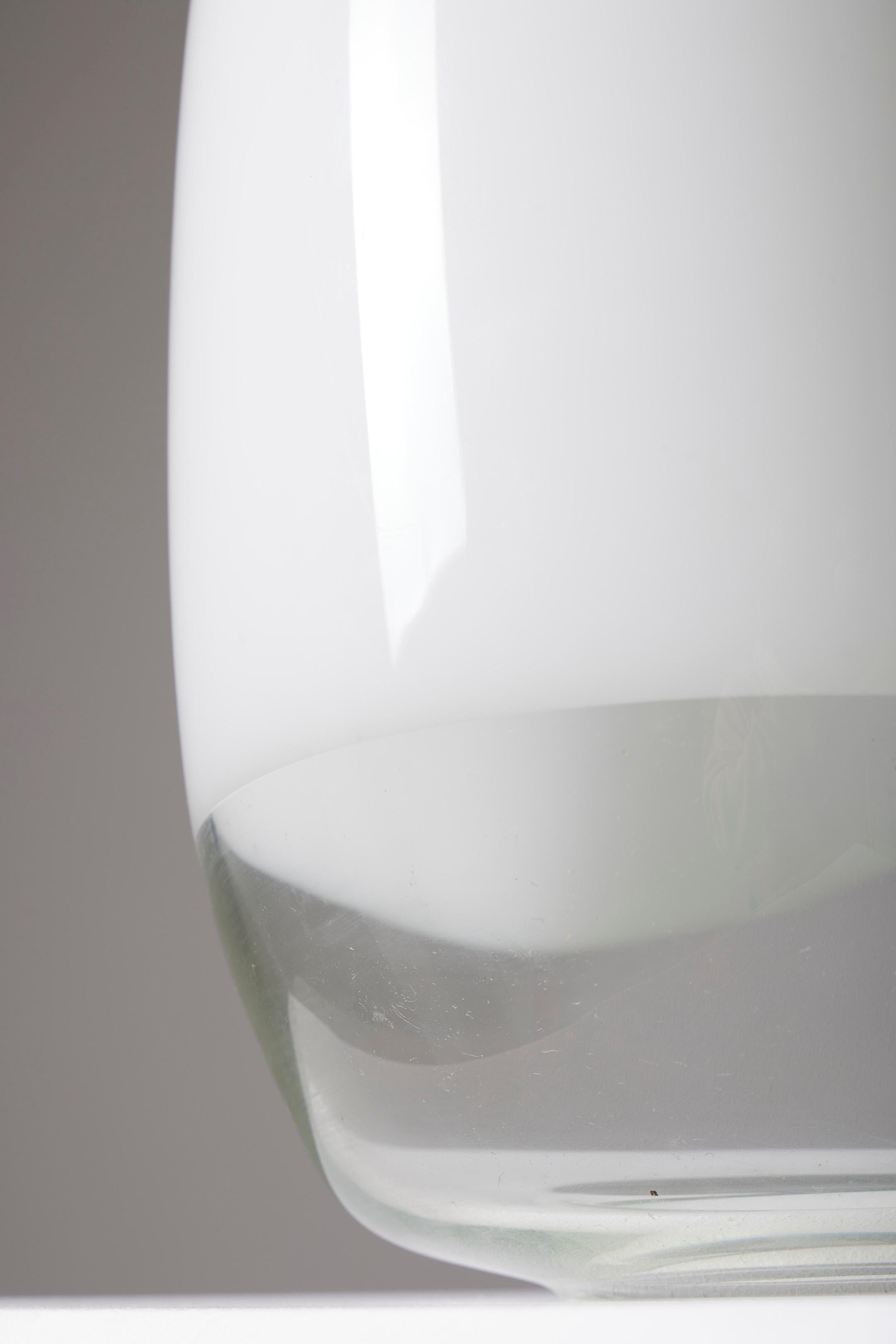 Glass Pair of “Nessa” lamps in Murano glass, by Gino Vistosi, 1970s For Sale