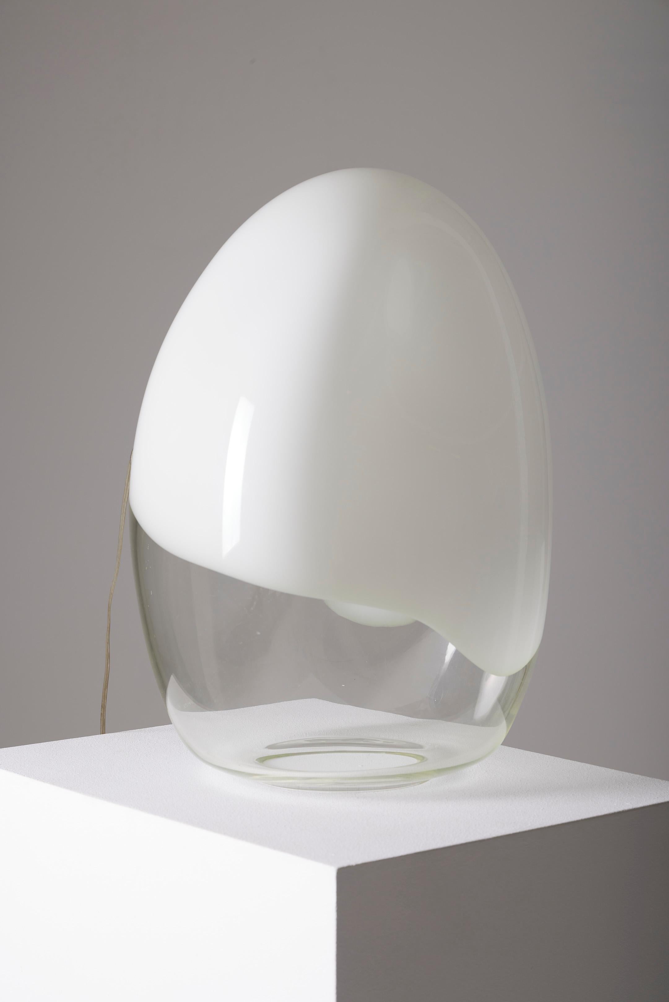 Pair of “Nessa” lamps in Murano glass, by Gino Vistosi, 1970s For Sale 2