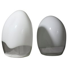 Paire de lampes Nessa en verre de Murano, par Gino Vistosi, 1970