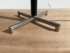 Coppia di lampade da tavolo Nessen, NY, acciaio inossidabile