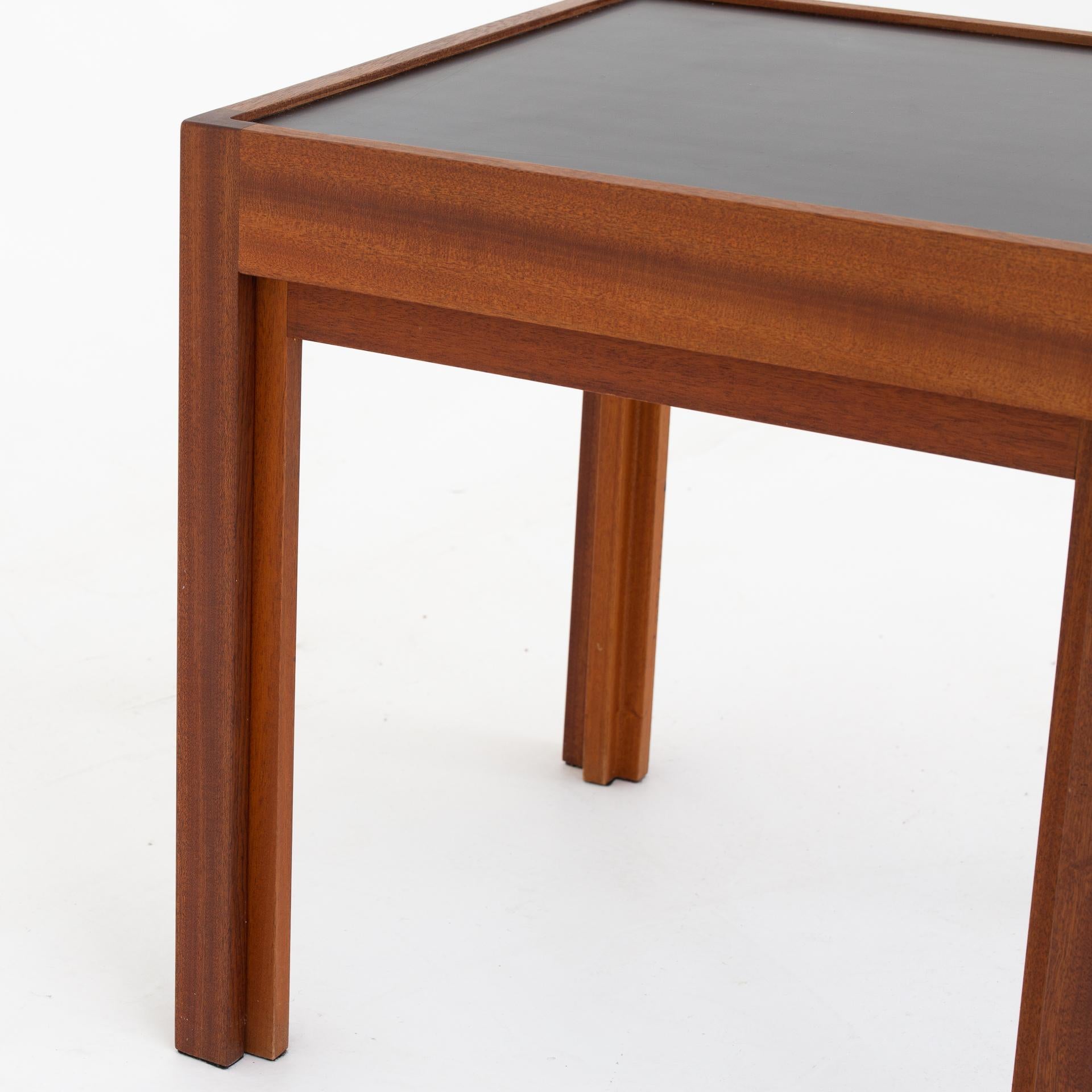 Lacquered Pair of Nesting Tables by Bernt Petersen