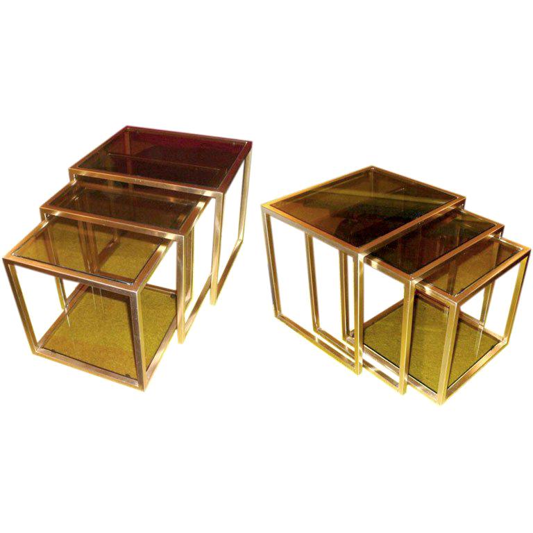 Pair Of Nesting Tables For Sale