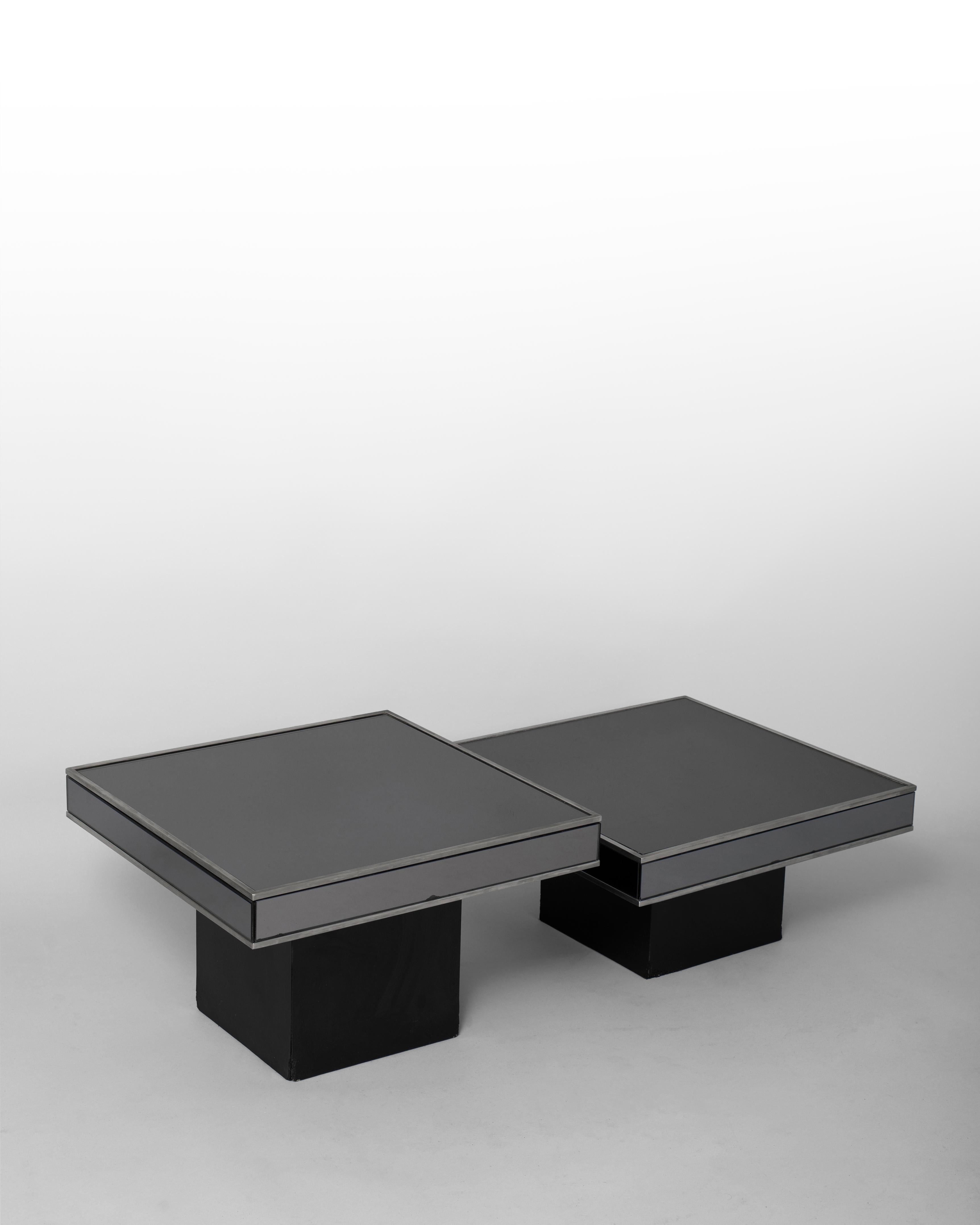 Hollywood Regency Pair of Nesting Tables, Willy Rizzo