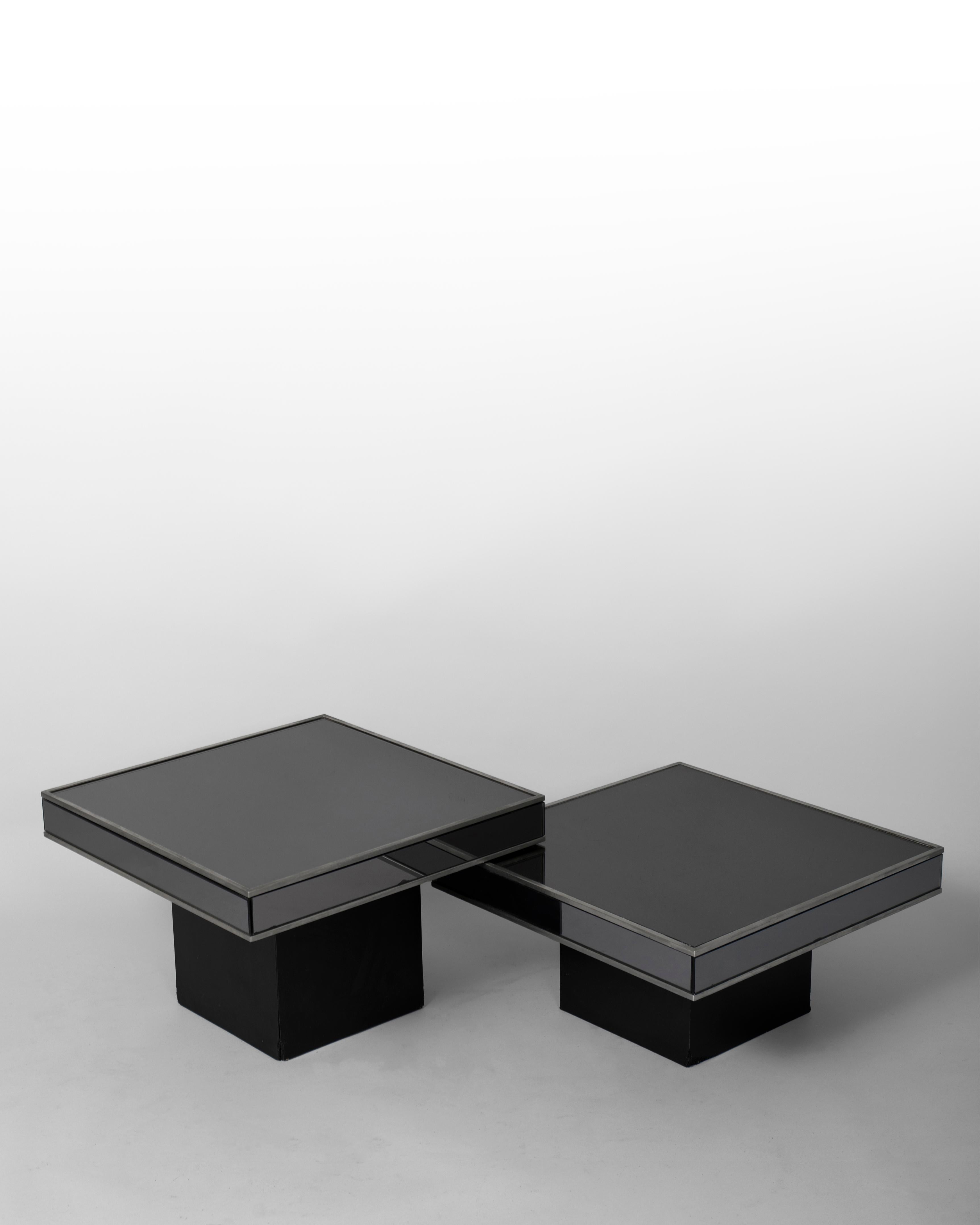 Italian Pair of Nesting Tables, Willy Rizzo