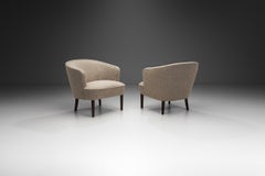 Pair of “New Berlin” Easy Chairs by Carl Malmsten, Sweden 20th Century