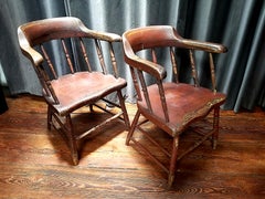 Pair of Painted Windsor Chairs