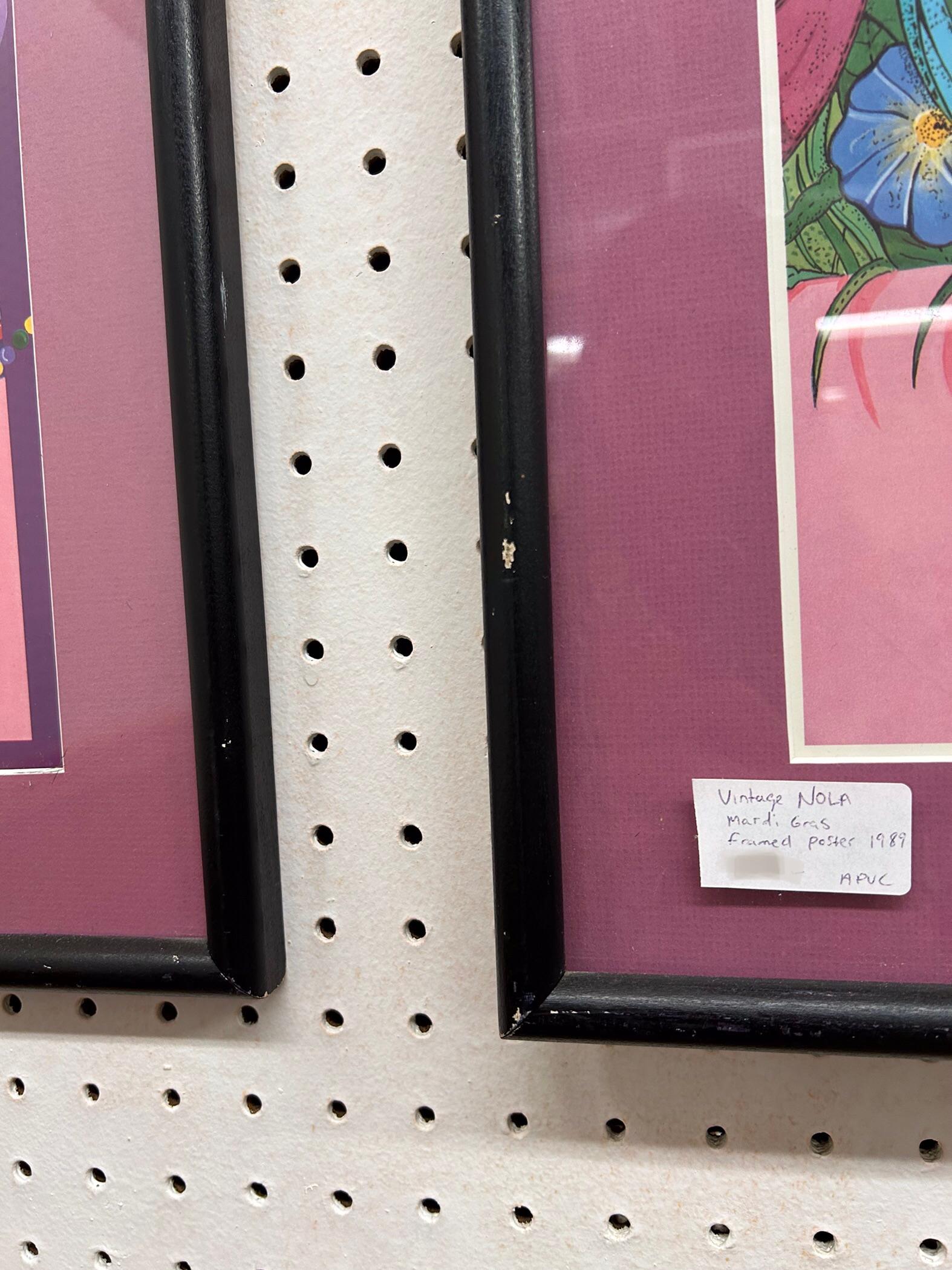 Pair of New Orleans JAzz Festival Framed Posters For Sale 4