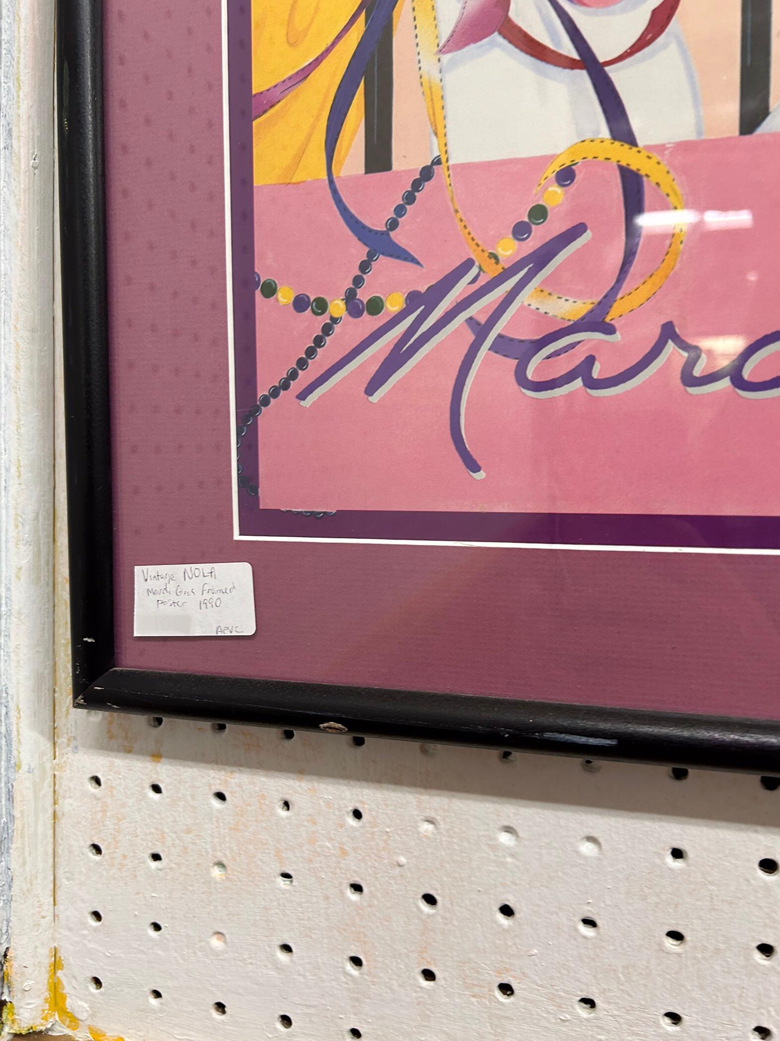 Pair of New Orleans JAzz Festival Framed Posters For Sale 1