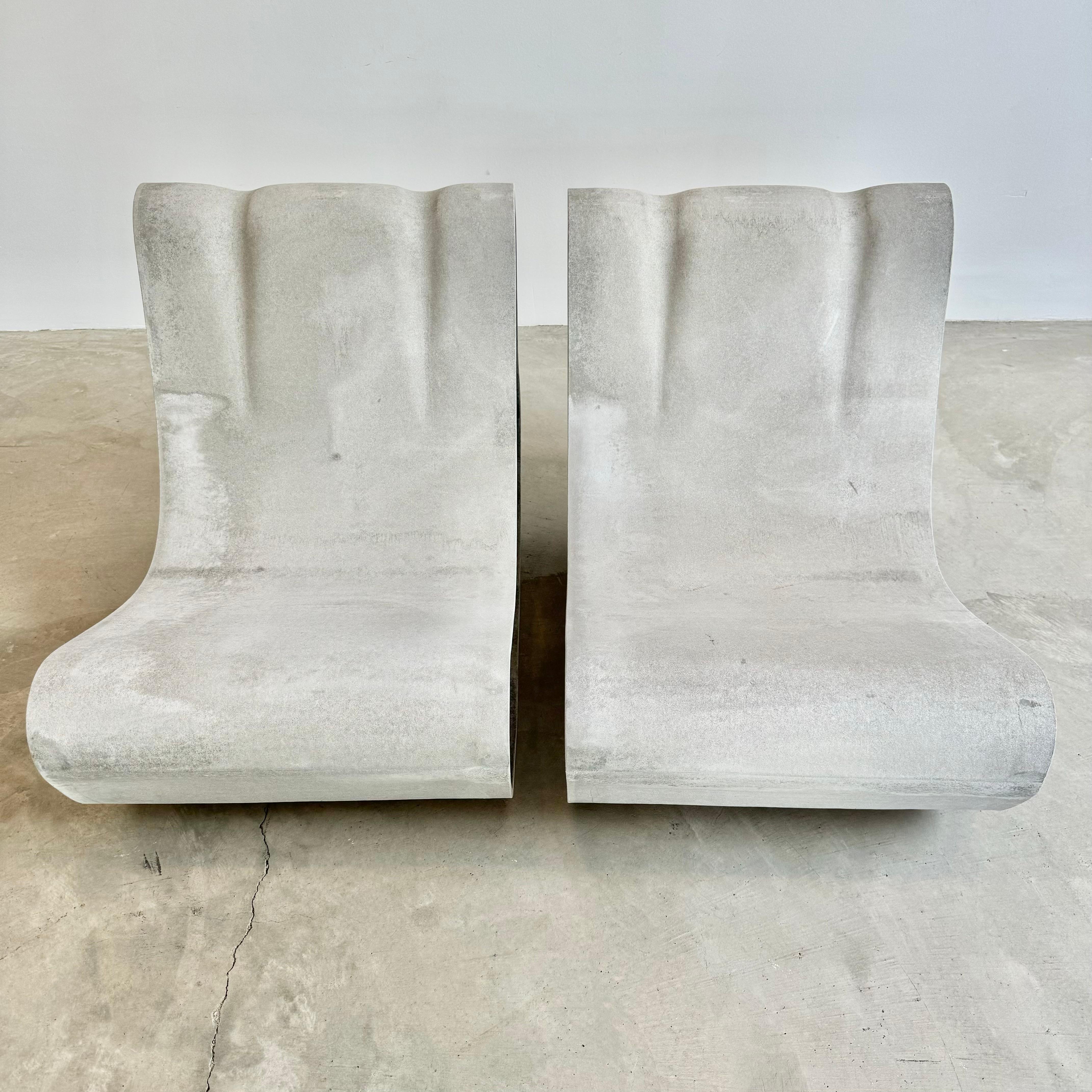 Mid-Century moderno Coppia di sedie Looping Willy Guhl di nuova produzione, Svizzera in vendita