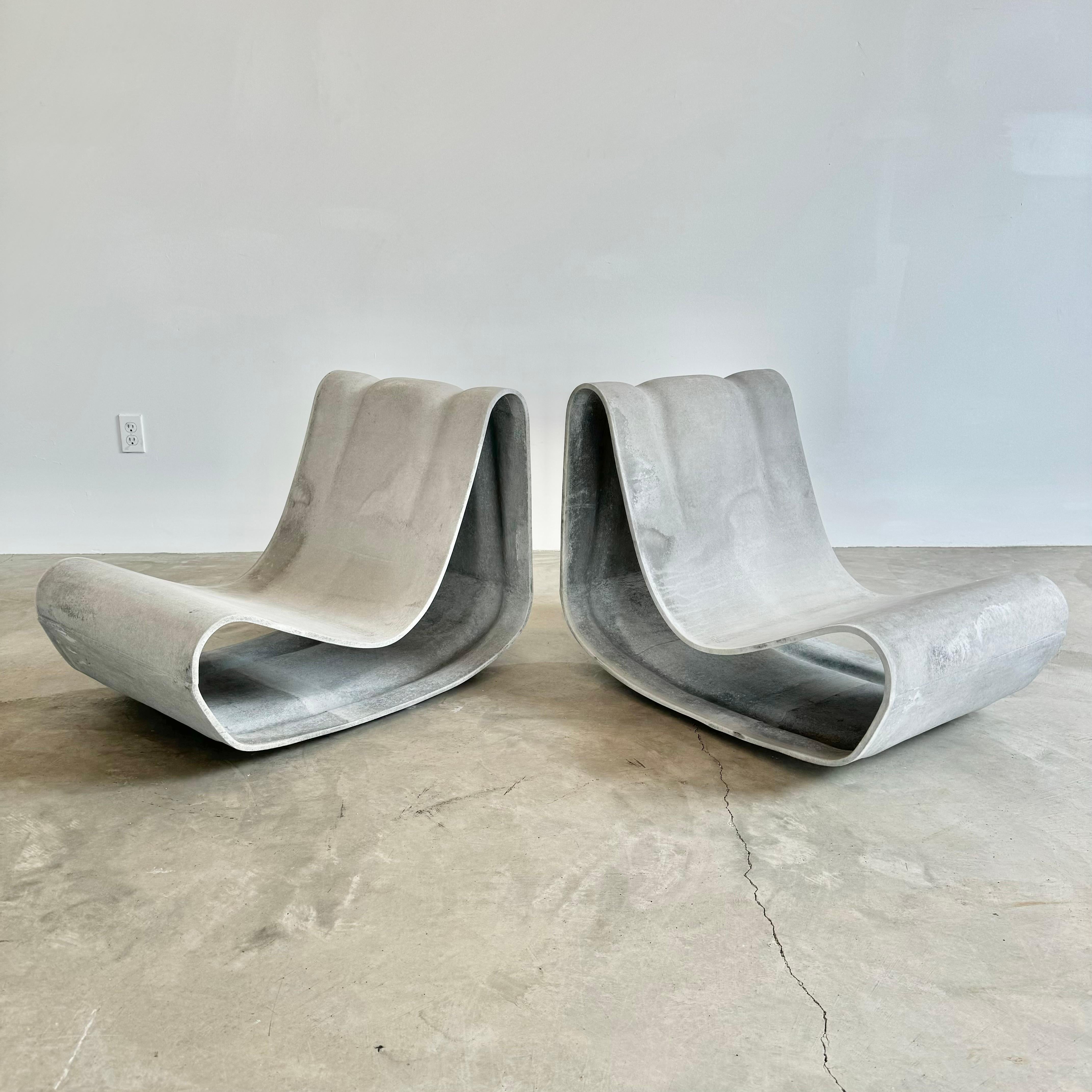 XXIe siècle et contemporain Paire de chaises Loop Willy Guhl, Suisse en vente