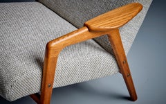 Pair of Newly Upholstered Yngve Ekström 'Lästo' and 'Ruster' Lounge Chairs