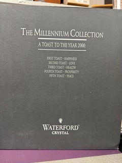Pair of NIB Waterford Crystal The Millennium Collection