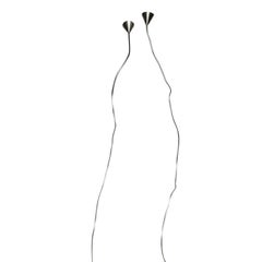 Pair of Nickel Papiro Floor Lamp by Sergio Calatroni for Pallucco Italia