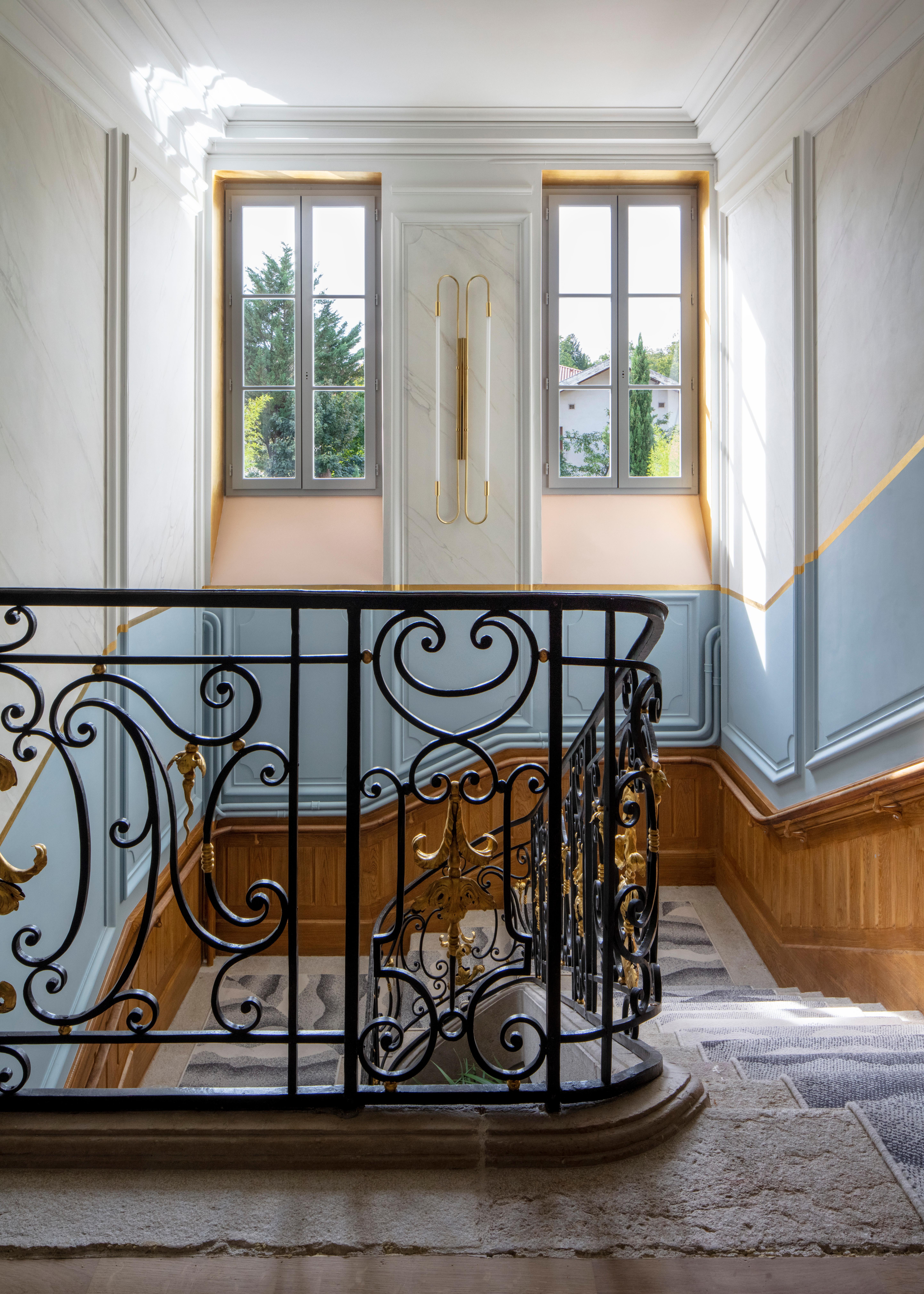 Coppia di lampade da parete in nichel Neon Double 103 di Magic Circus Editions in vendita 3