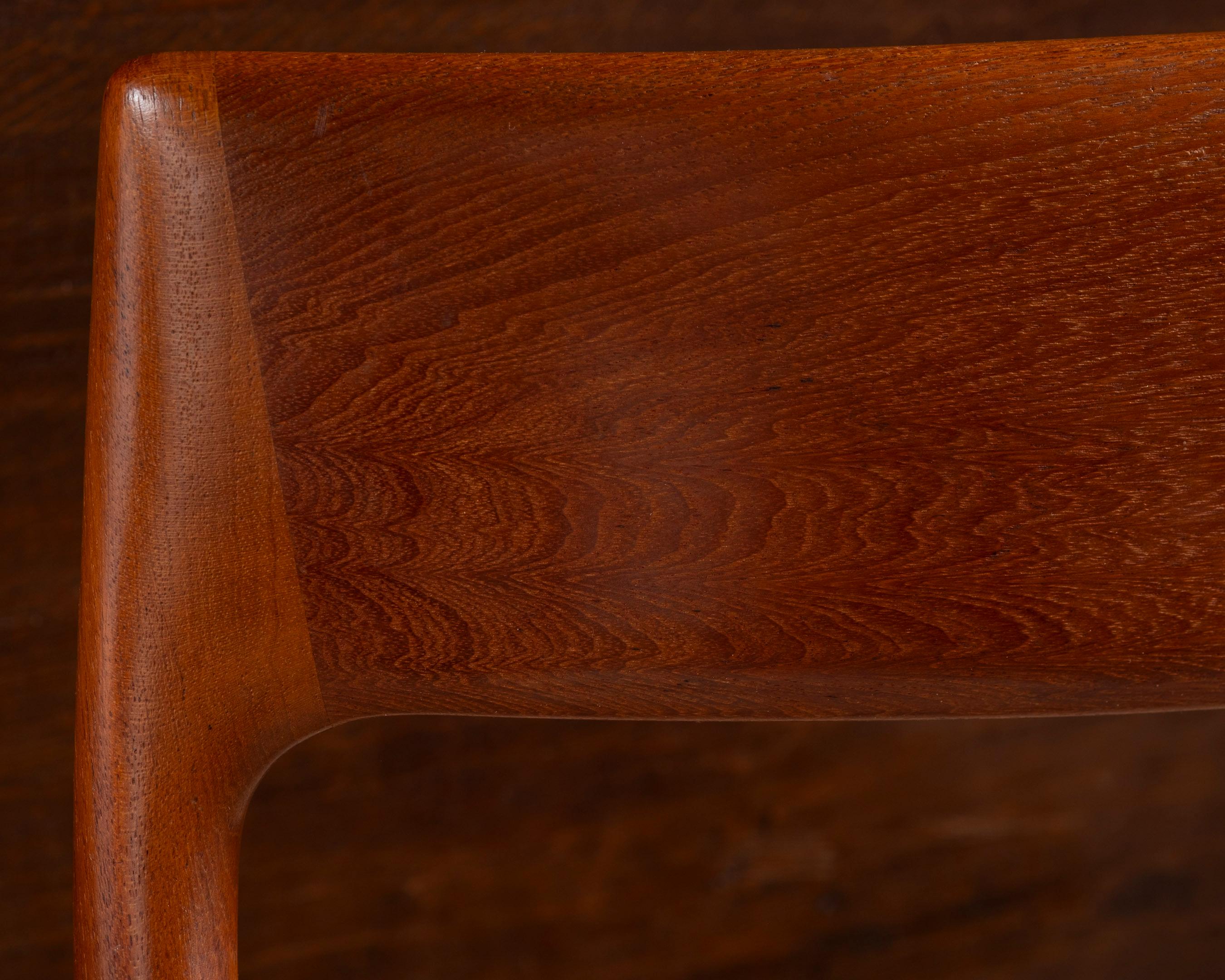 Pair of Niels O. Møller Model 77 in Teak, 1960s Denmark 7
