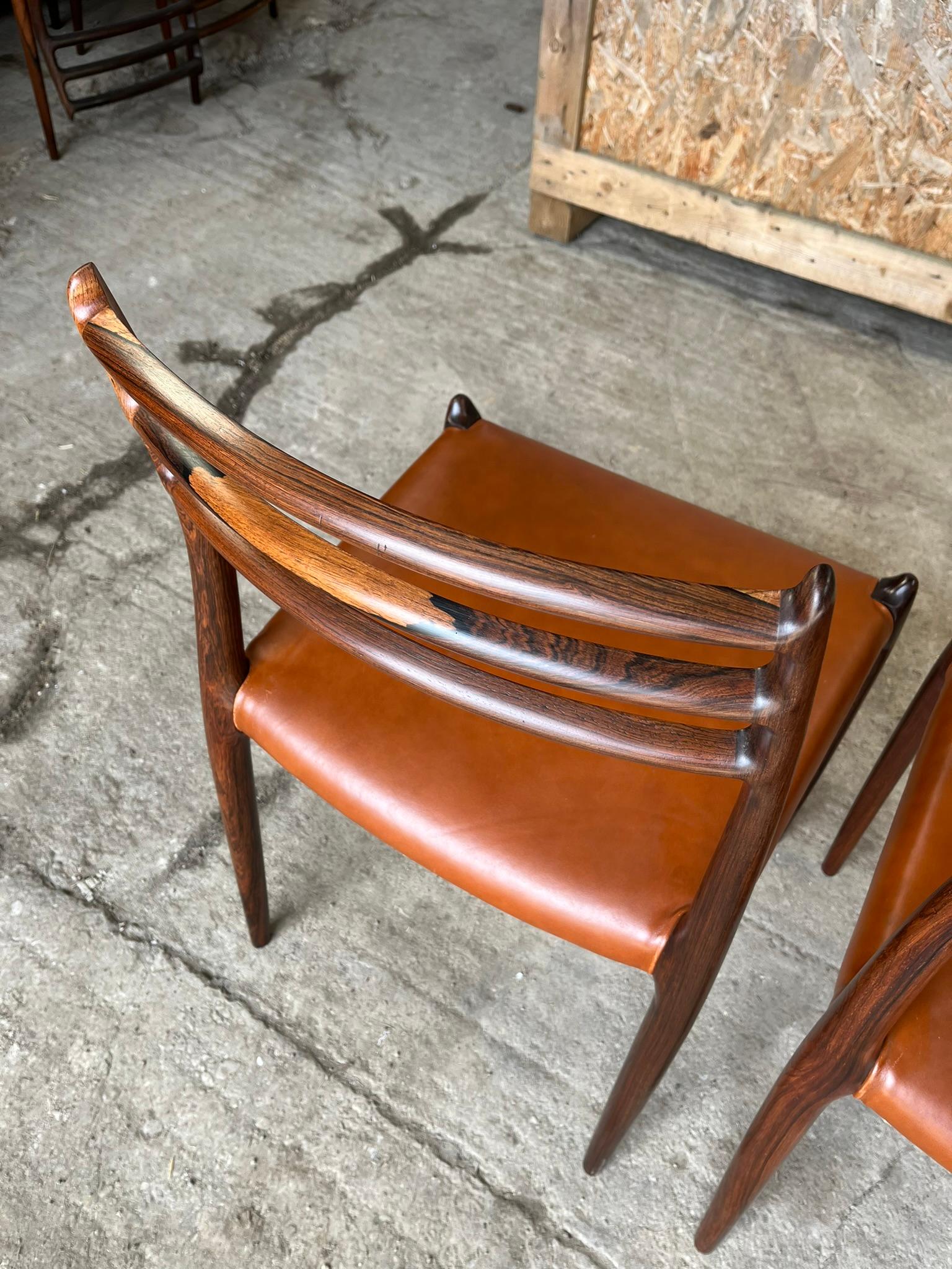 Pair of Niels Otto Moller 1962 Model 78 Dining Chairs 5