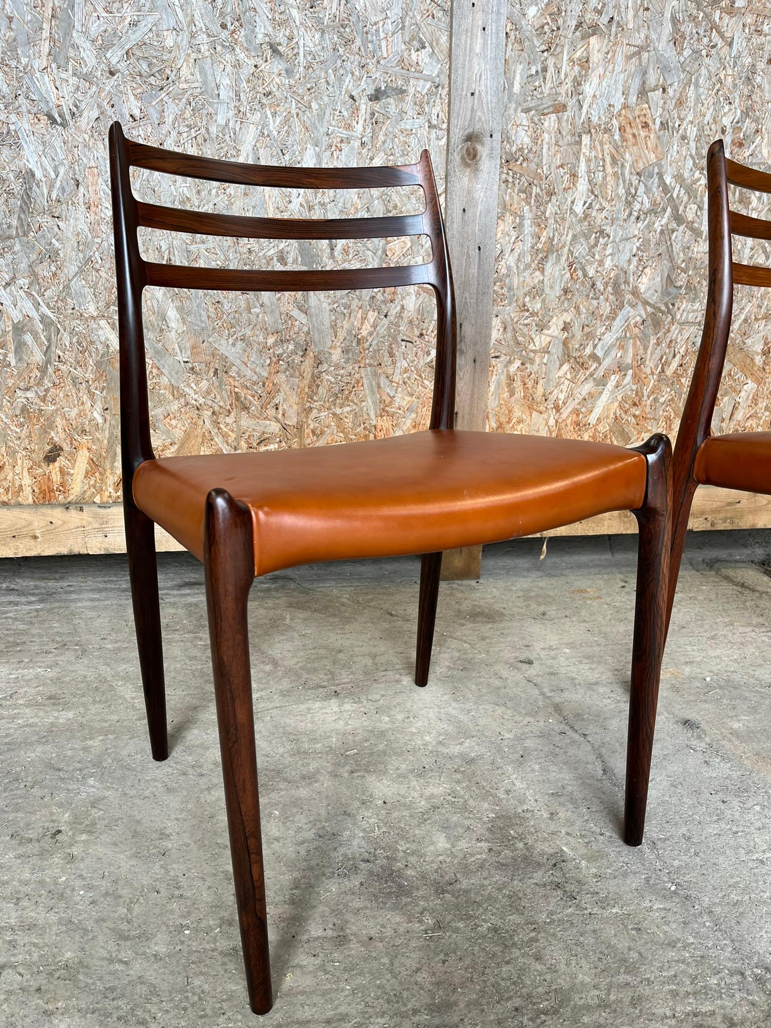 Pair of Niels Otto Moller 1962 Model 78 Dining Chairs 9