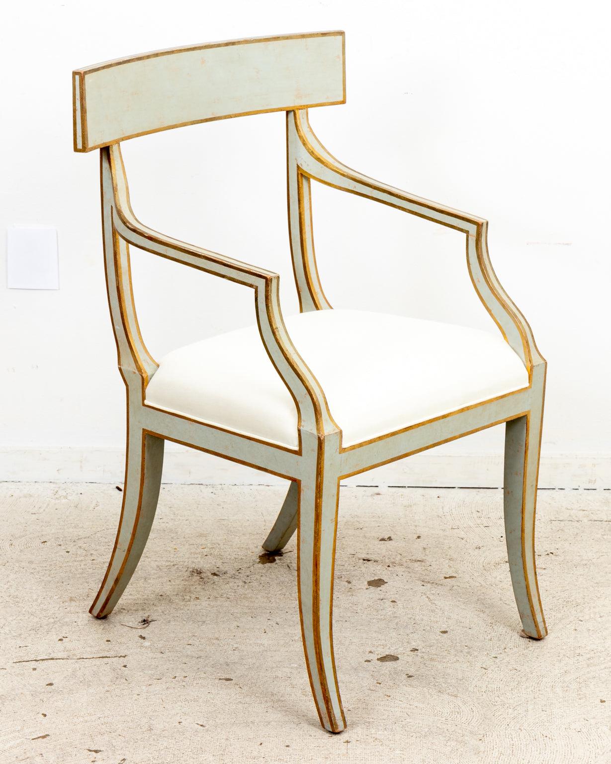 American Pair of Niermann Weeks Elgin Major Klismo Armchair For Sale