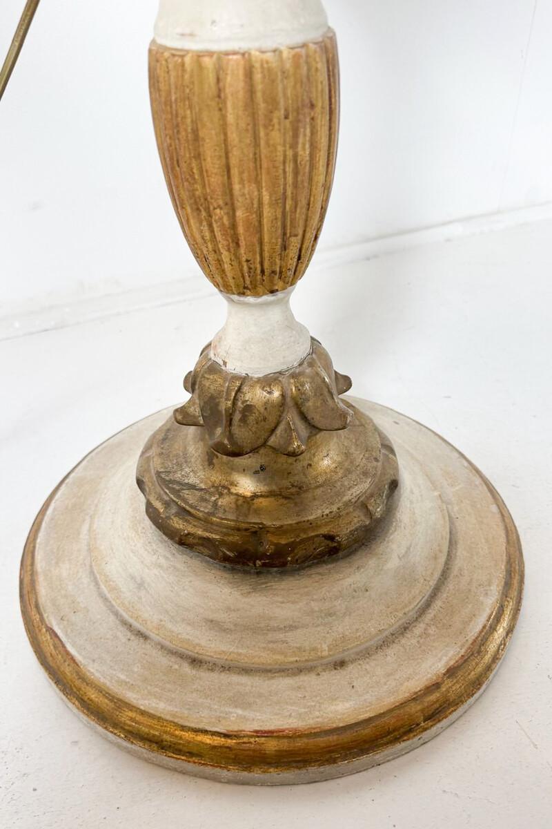 Early 20th Century Pair of Nighstands Shell Shaped, Wood and Glass, 1900s For Sale