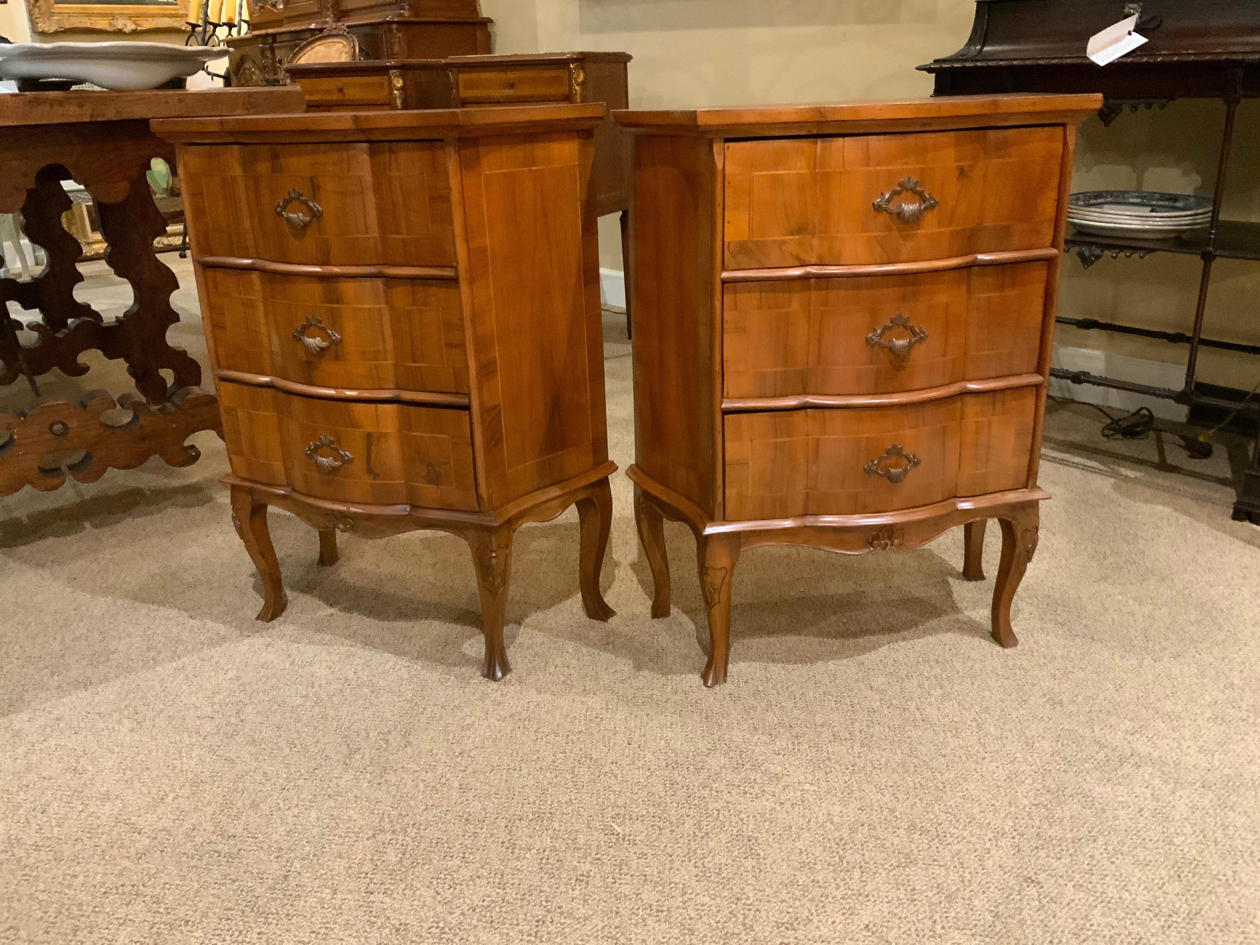 Pair of Night Stands / Bedside Chests, French In Good Condition In Houston, TX