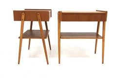 Pair of Night Stands by Ab Carlström & Co Möbelfabrik, Sweden, 1960