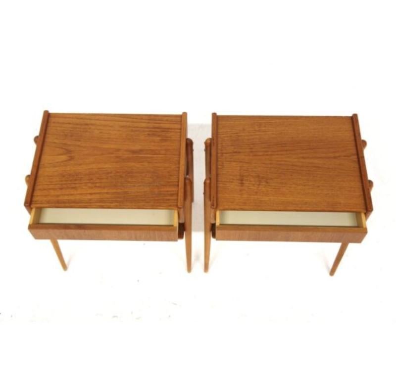 Swedish Pair of Night Stands by Ab Carlström & Co Möbelfabrik, Sweden, 1960