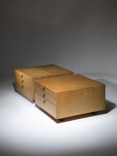 Set di due comodini di Giovanni Offredi per Saporiti, Italia, anni '80