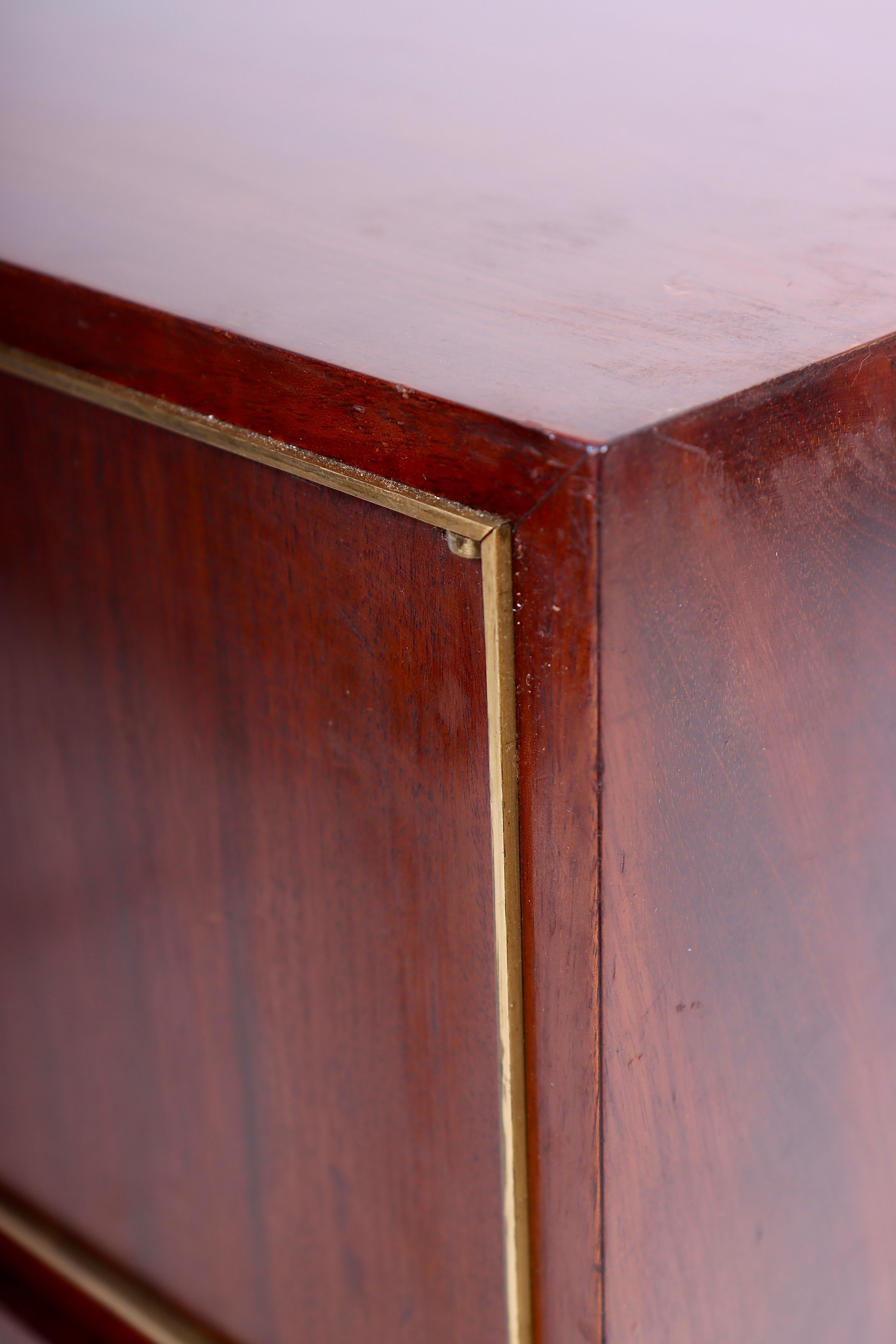 Pair of Night Stands in Mahogany by Lysberg Hansen & Terp, 1950s 1