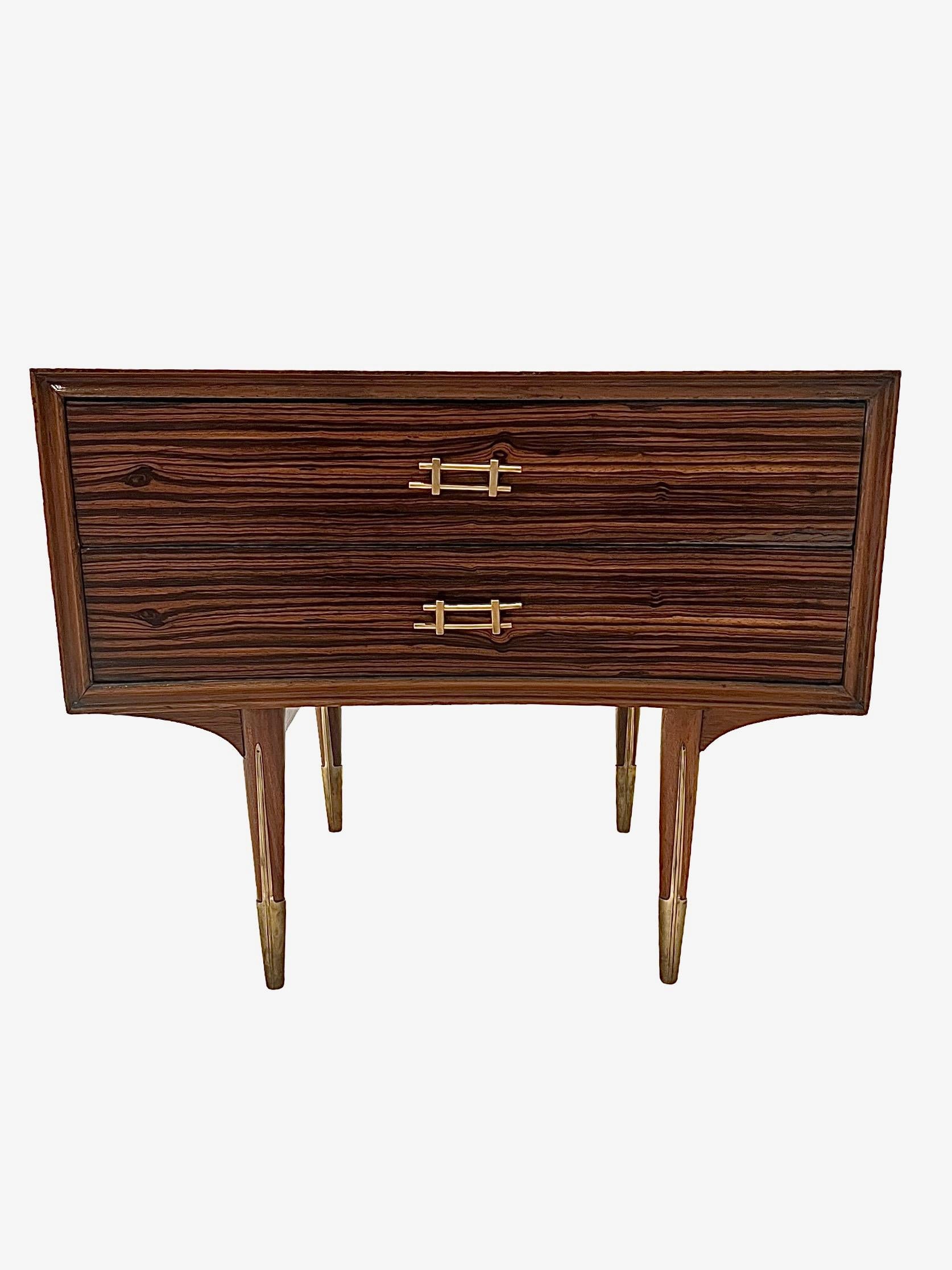 Pair of Night Stands Made of Rosewood, circa 1960, Mid-Century Modern For Sale 5